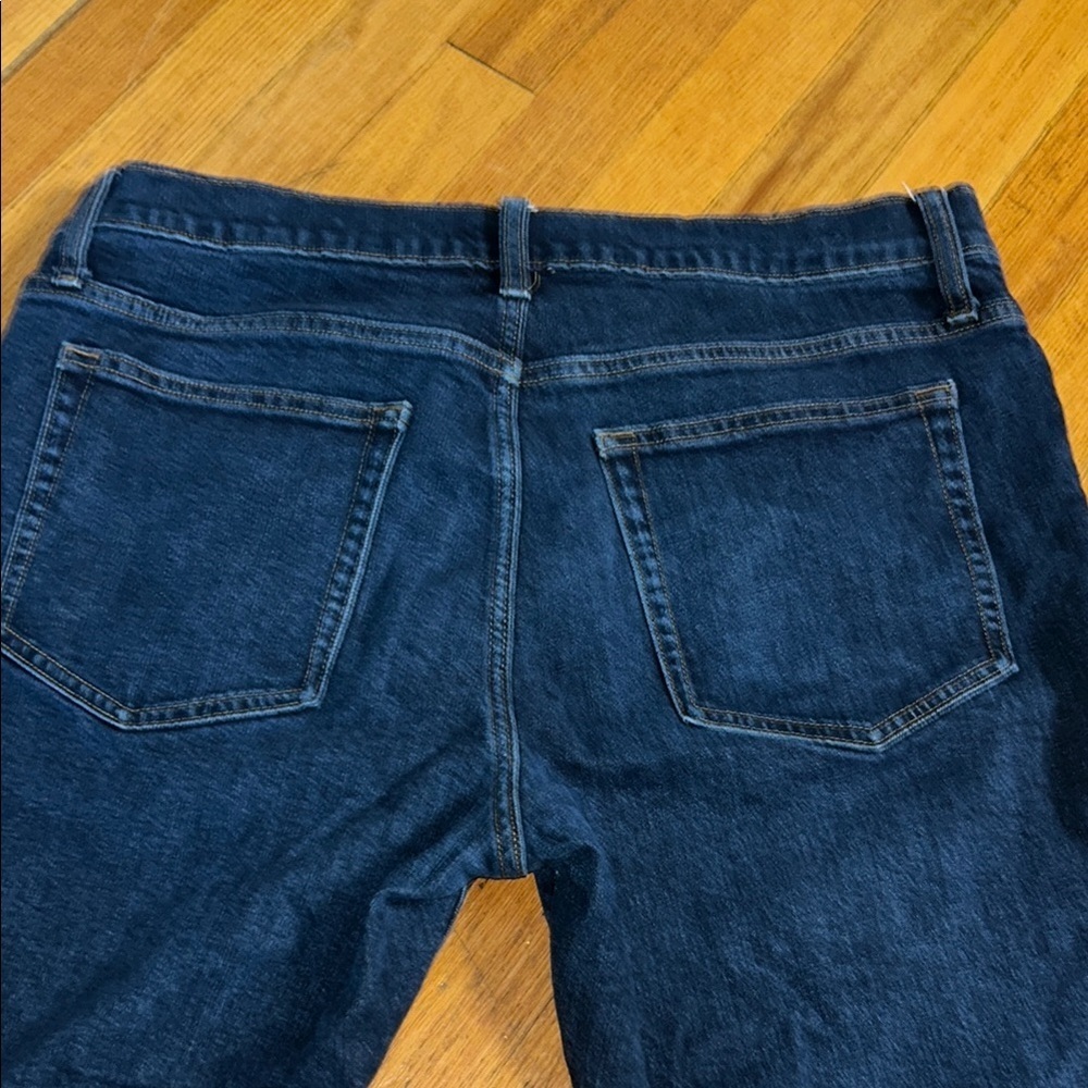 J. Crew Men's Straight Jeans - Dark Blue - Picture 6 of 8